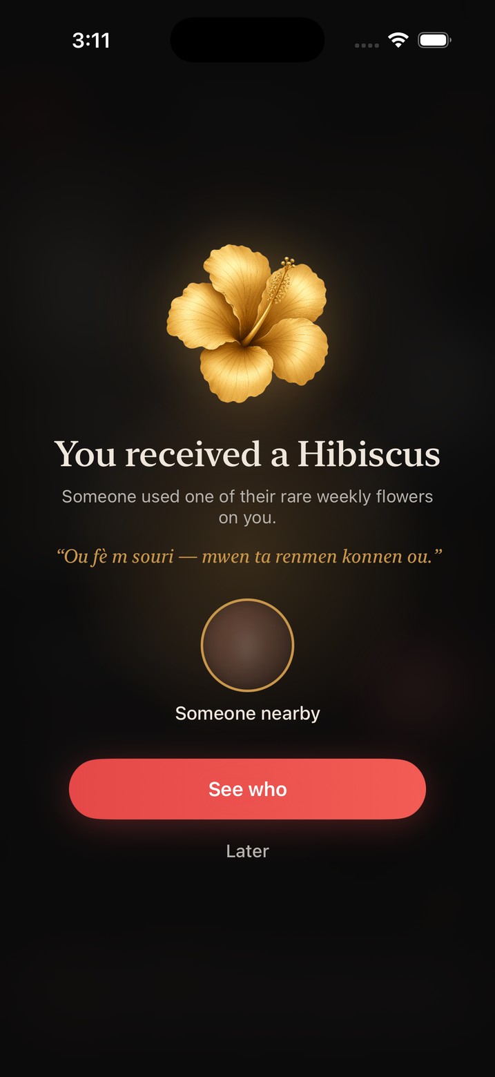 You received a Hibiscus